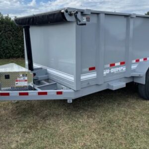 U-DUMP Low Profile Dump Trailer | 83″X14’X48″ | Telescopic | 831414T-48-LP