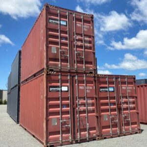 20′ high cube retired hire containers